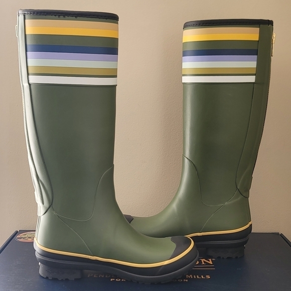 Pendleton Boots Rocky Mountain National Park Rain Boots Size 6 NWT #1446 - Picture 7 of 16